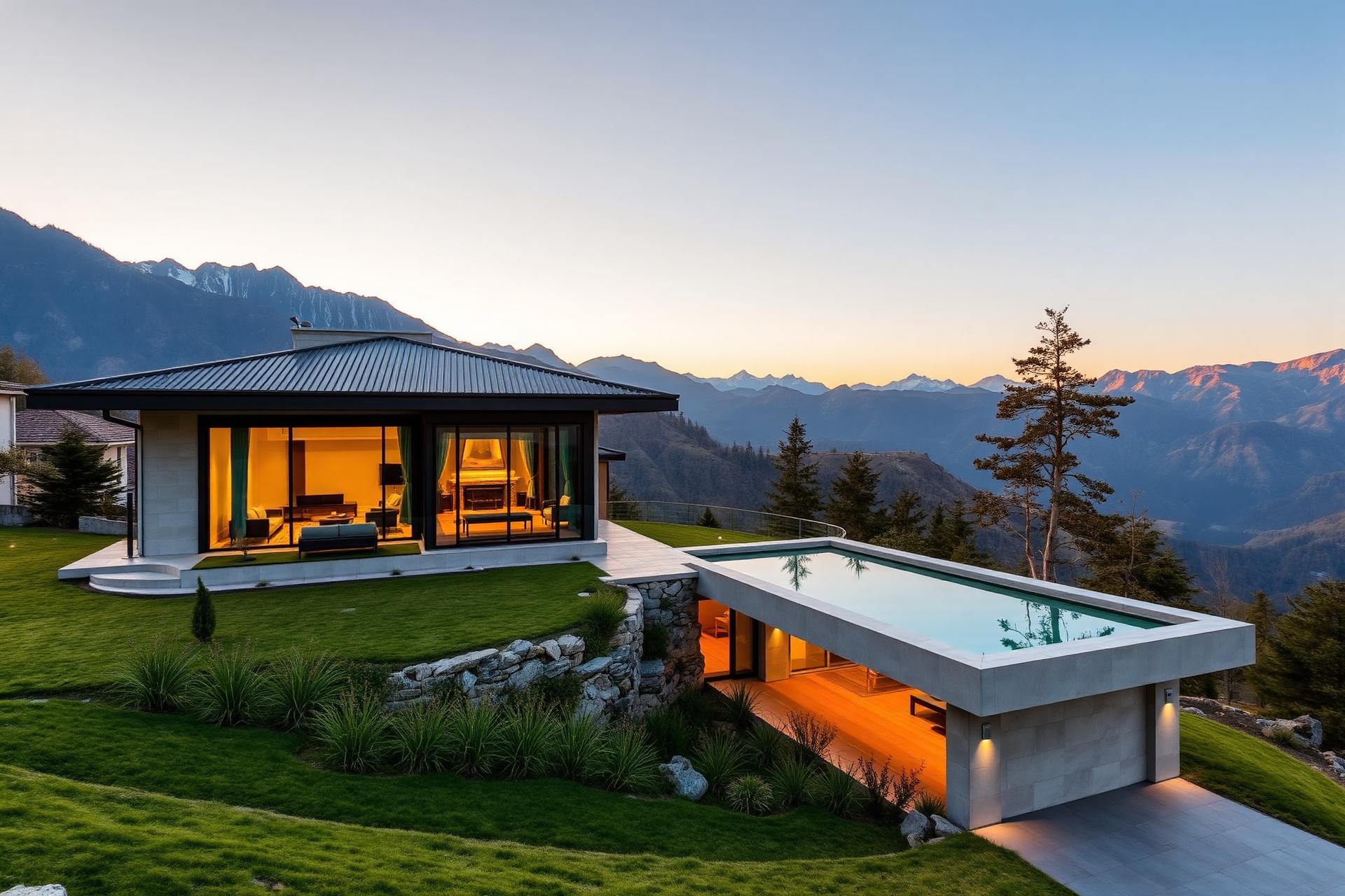 Luxury villa in Himalayas